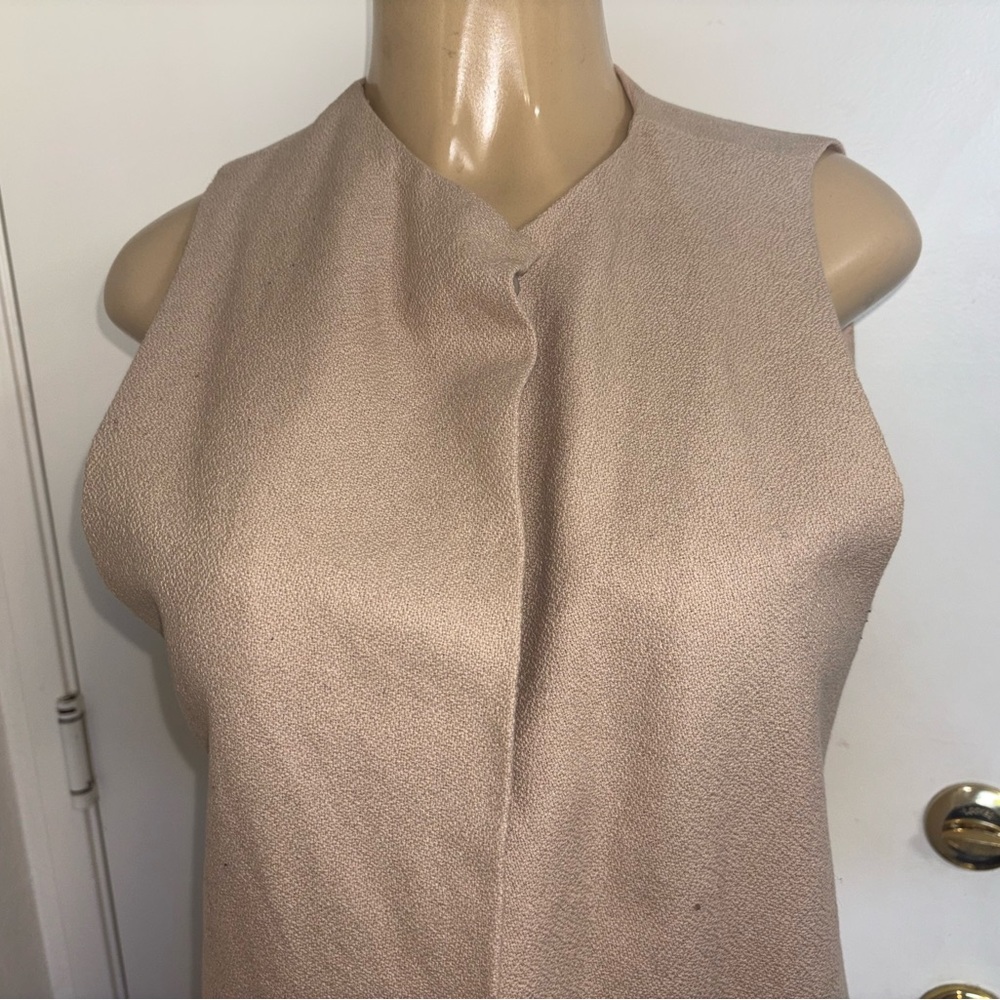 Kaarem Vein Dropped Arm Pocket Vest Jacket Cotton Size Xs New — image 2 of 6